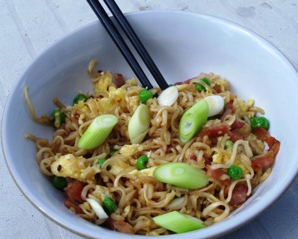 Ramen Fried " Rice". Photo by Karen Elizabeth