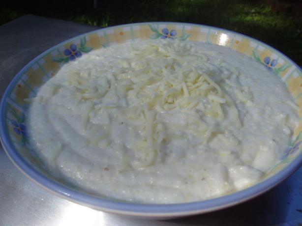 Flying Biscuit's Creamy Dreamy White Cheddar Grits. Photo by Bay Laurel