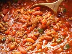 Healthy Flavorful Turkey Chili. Photo by mewack