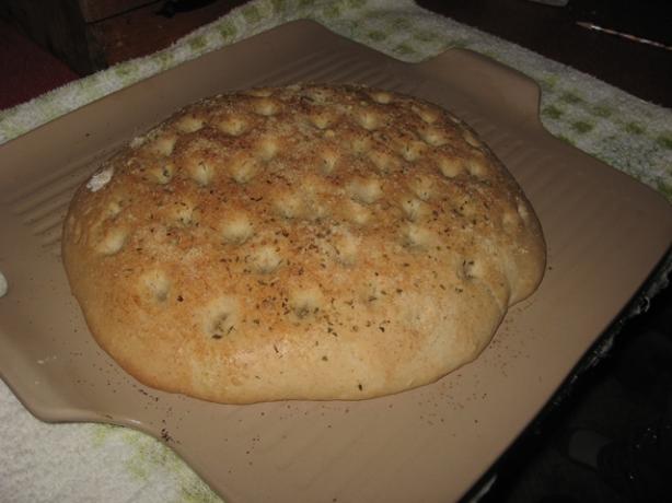 No Fuss Focaccia. Photo by Feisty Redhead