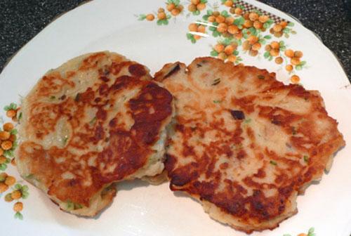 Leftover Mashed Potato Cakes. Photo by Mikekey