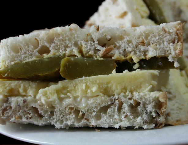 Cheese and Pickle Sandwiches. Photo by Chef floWer