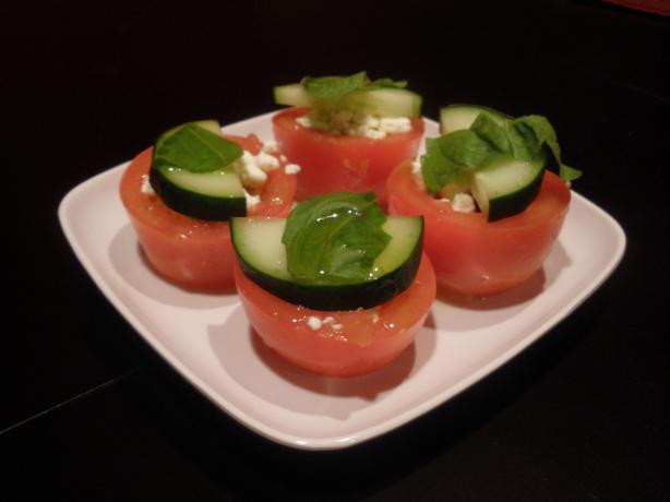Stuffed Greek Tomatoes. Photo by Mikey Tucson