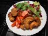 Indian Batter Mix for Zucchini, Aubergines and Prawns. Recipe by Brian Holley