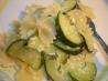Zucchini and Yogurt Farfalle