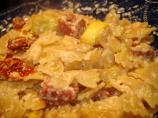 Macaroni W/ Squash, Salami in Ricotta Tomato Sauce