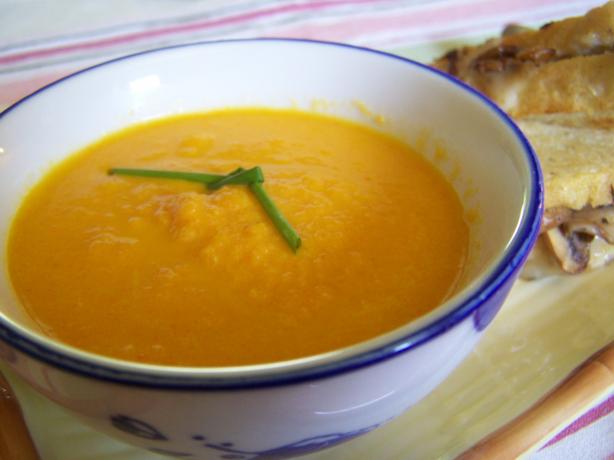 Hot or Cold Carrot Soup. Photo by wicked cook 46