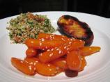 Glazed Carrots With Maple Syrup and Sesame Seeds