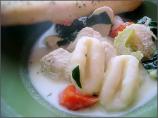 Olive Garden Style Chicken and Gnocchi Soup