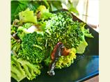 Broccoli With Roasted Shallots & Mushrooms