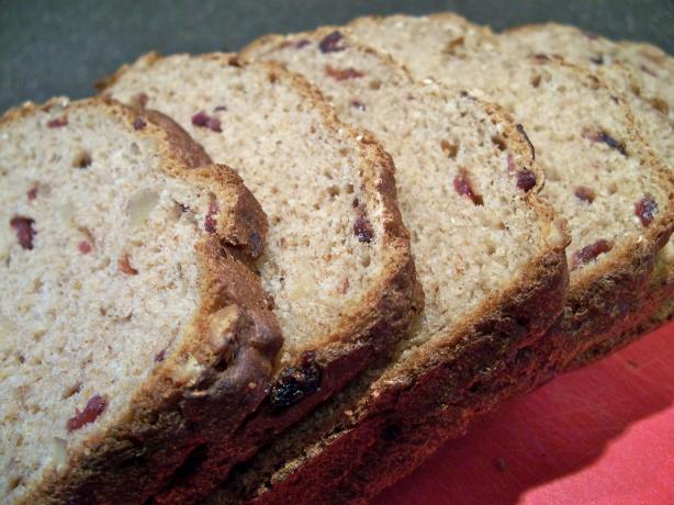 Healthy Cranberry Walnut Bread. Photo by missmanda