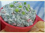 Creamy Crunchy Spinach Dip