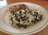 Spinach Feta Orzo. Recipe by Elle Meyer