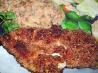 Cashew and Parsley-Crumbed Chicken With Mustard Vinaigrette