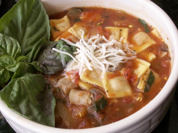 Eggplant Raviolini Soup. Photo by JanuaryBride