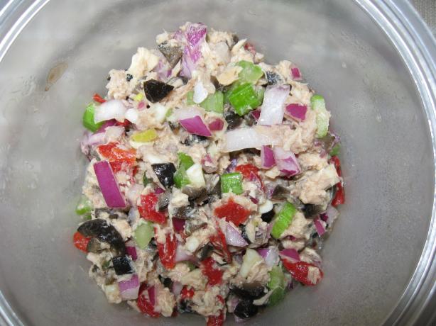 Mediterranean-Style Tuna and Olive Sandwich. Photo by realbirdlady