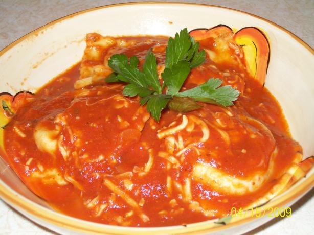 Slow Cooker Ravioli Casserole