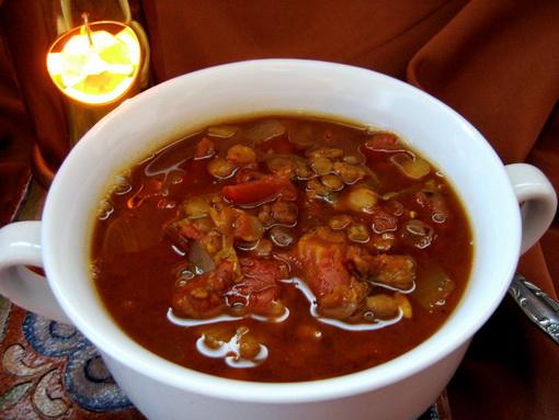 Country Hamburger Lentil Soup - Crock-Pot. Photo by Annacia