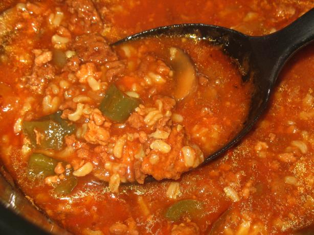 Stuffed Green Pepper Soup. Photo by Acadia*