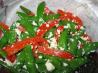 Snow Peas and Feta With Orange Vinaigrette. Recipe by Chef #1120064