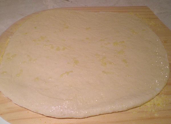 Olive Oil Pizza Dough -- No Kneading Needed! --. Photo by Sandi (From CA)