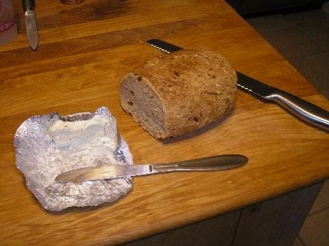 Roasted Garlic and Sun-Dried Tomato Loaf. Photo by Queen Dana