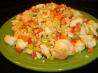 Curried Seafood and Vegetables over Rice. Recipe by smellyvegetarian