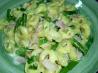 Tortellini and Asparagus in Garlic Cream Sauce. Recipe by AHoff08