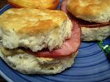 Country Ham on Biscuits