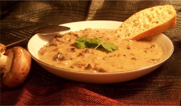 Wild Mushroom Bisque. Photo by wicked cook 46