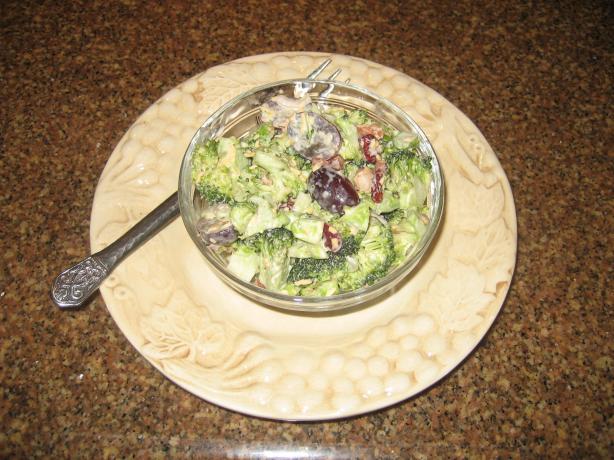 Sweet & Tangy Broccoli Salad. Photo by Leopard Apron