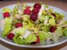 Mixed Greens With Pears and Raspberries