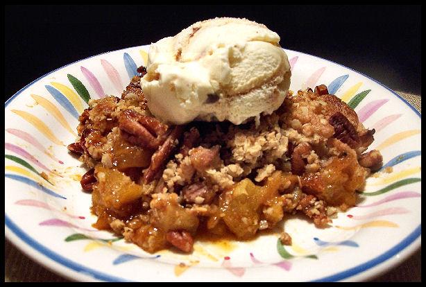 Butterscotch Apple Pecan Cobbler. Photo by NcMysteryShopper