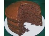Chocolate Layer Cake With Chocolate Cream Cheese Frosting