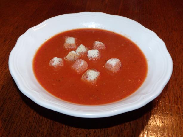 Kittencal's Thick and Rich Creamy Tomato Soup (Low-Fat Option). Photo by NELady