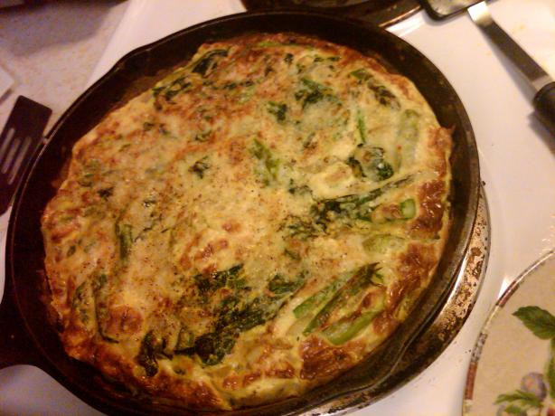 Spinach Asparagus Frittata. Photo by Chef #738454