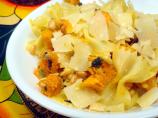 Pasta Pan-Fried With Butternut Squash, Fried Sage, and Pine Nuts