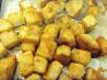 Quick Chili Croutons. Recipe by PickyEaters