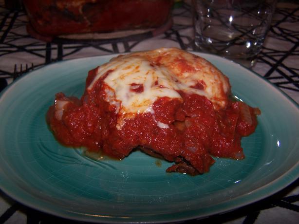 Eggplant Parmigiana. Photo by Isabeau