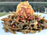 Balsamic Pancetta Green Beans With Shallots