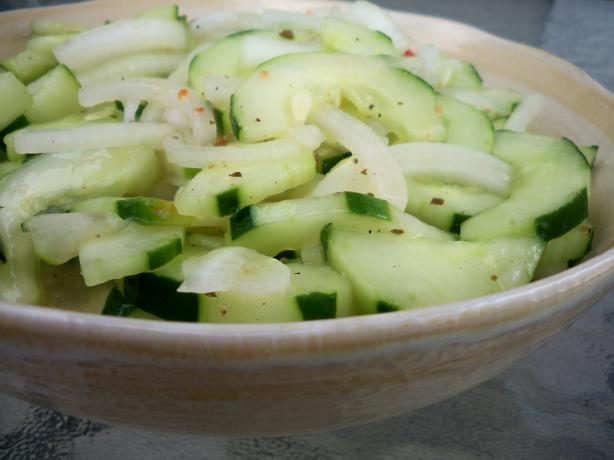 Quickie Marinated Cucumbers. Photo by *Parsley*