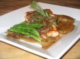 Salmon Fillet With Caramelised Onion