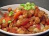 Gingery Chickpeas in Spicy Tomato Sauce