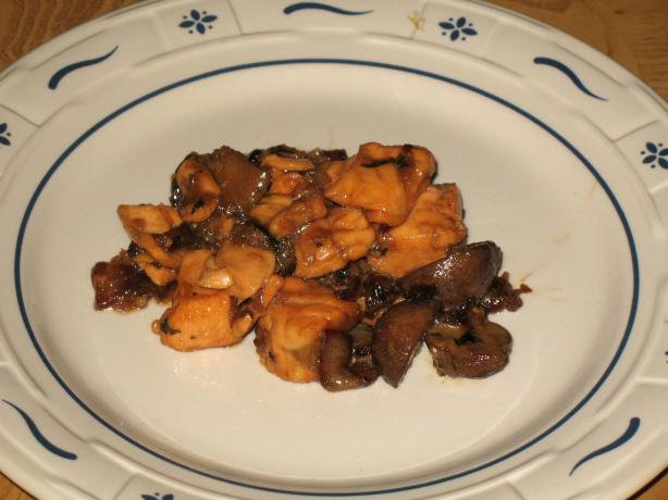 Acadia's Salmon Mushroom Stir Fry. Photo by Acadia*