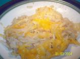 Cheesy Onion Hash Brown Casserole