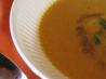 Roasted Carrot-Fennel Soup. Recipe by Veggie Girl NYC