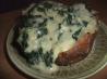 Lighter Parmesan Spinach-Stuffed Potatoes With Vegan Variation. Recipe by KateL
