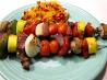 Pepper Garlic Beef Kabobs