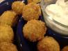 Buffalo Chicken Cheese Balls With Blue Cheese Dip. Recipe by Scoutie