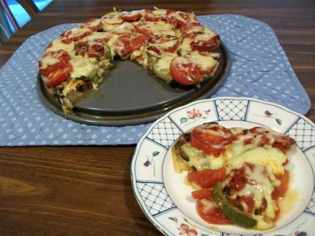 Courgette Bake. Photo by 2Bleu